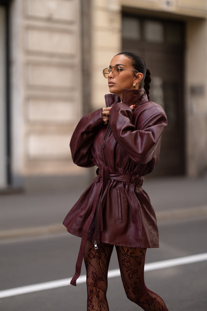 BELTED JACKET
