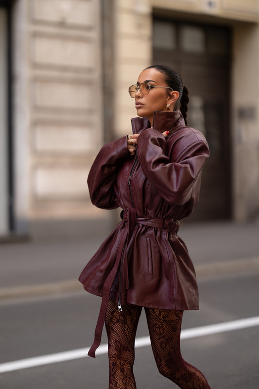 BELTED JACKET