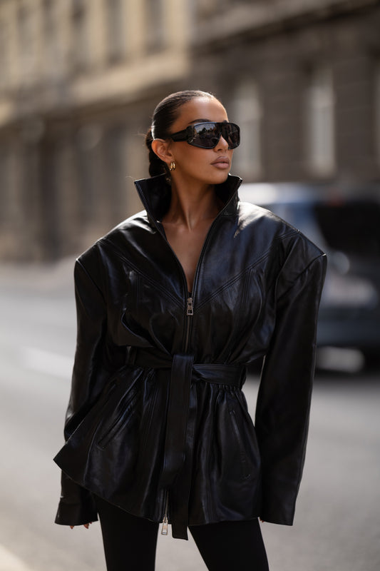 BELTED JACKET